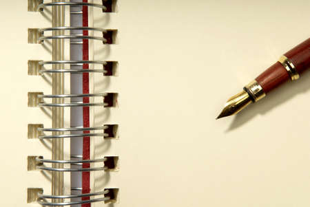 Add your own element.  An open spiral notebook with blank pages.