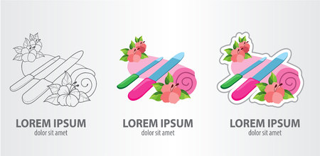Nail file symbol icon design.のイラスト素材