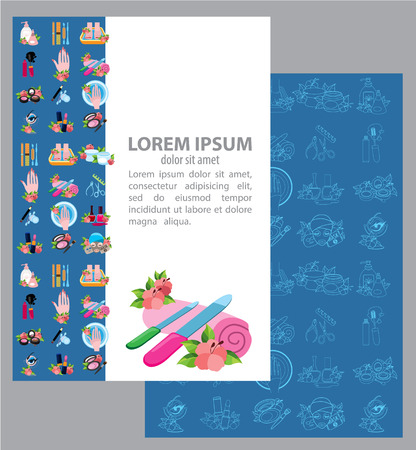 Certificate beauty vector illustrationのイラスト素材