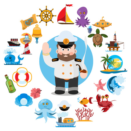 Things that related to the voyageのイラスト素材