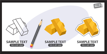 Gold barsの写真素材