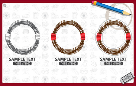 Vector wireのイラスト素材