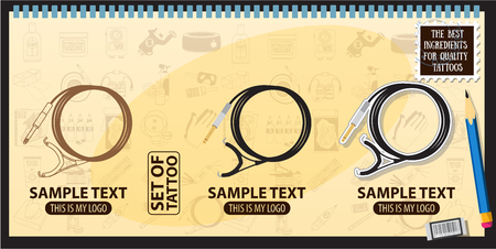 Clip cord tool vectorのイラスト素材