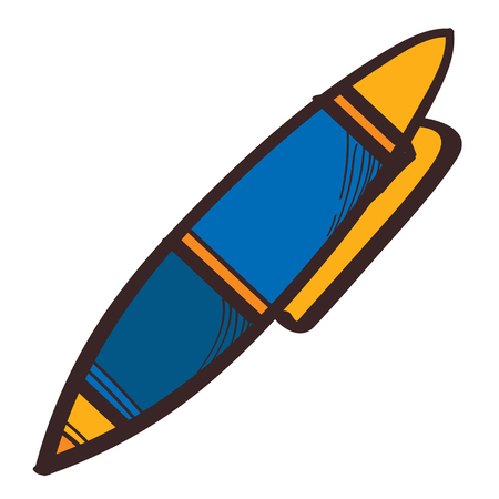 Pen, office supplies icon on a white background. Design elements in hand drawn style.のイラスト素材