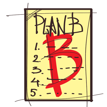 List icon with a black outline on a white background.のイラスト素材