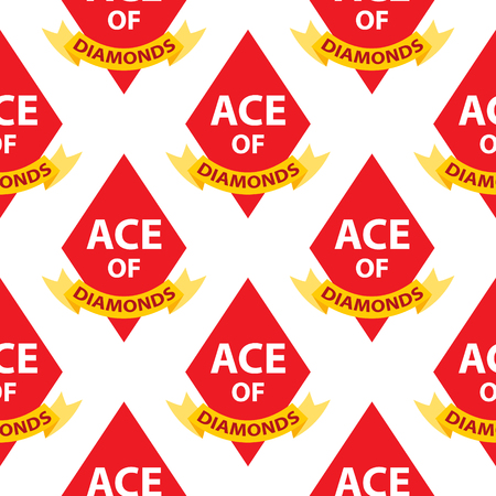 Seamless pattern with card suits symbols hearts.のイラスト素材