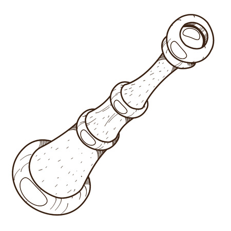 Spyglass illustration items naval themeのイラスト素材