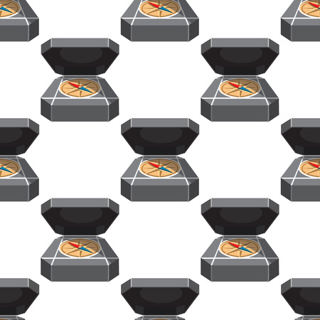 Seamless pattern for design surface Compass.のイラスト素材