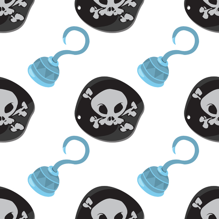 Seamless pattern for design surface Hook arm.のイラスト素材