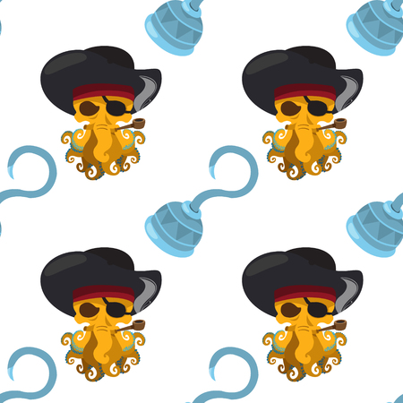 Seamless pattern for design surface Hook arm.のイラスト素材