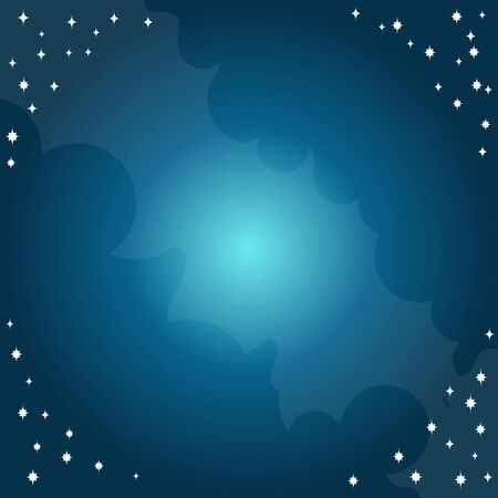 Dark blue background with abstract pattern. Template for a poster, cards, leaflets.のイラスト素材