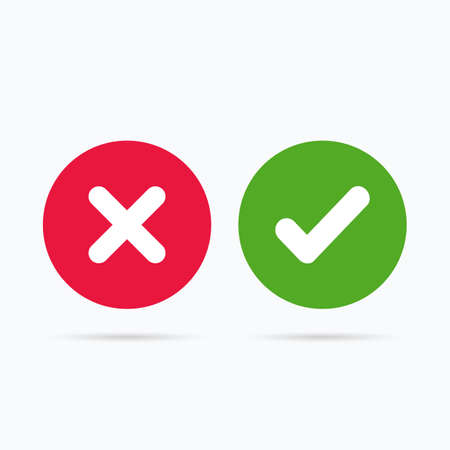 Check marks icon. Vector illustration.のイラスト素材