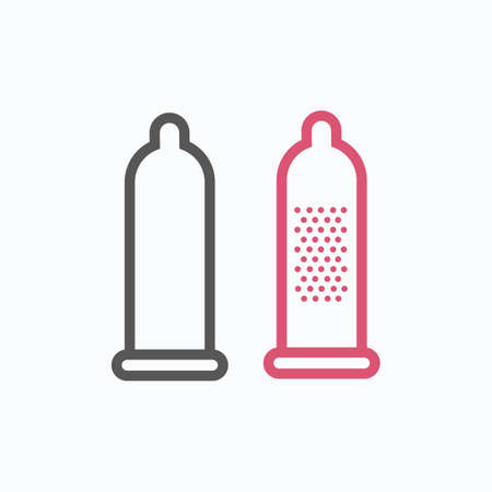 Condoms icon. Vector illustration.のイラスト素材