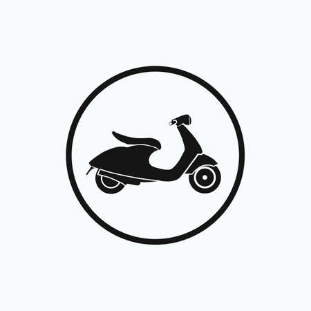 Scooter. Vector illustration.のイラスト素材