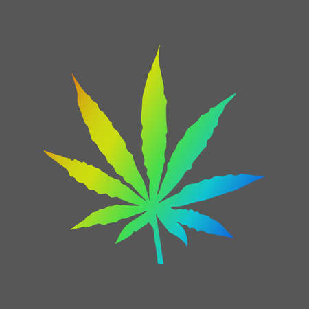 Cannabis icon. Vector illustration.のイラスト素材