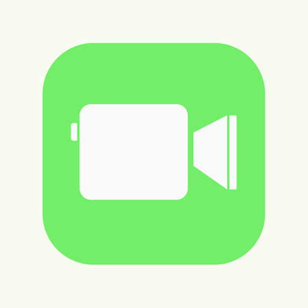 Camera icon. Messenger. Vector illustration.のイラスト素材