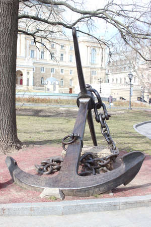 Anchor in the parkの写真素材