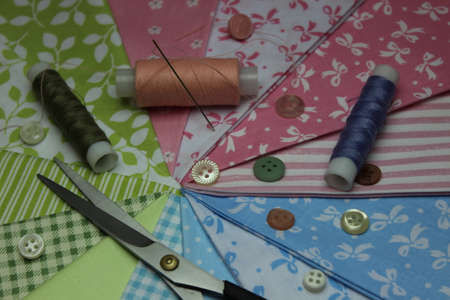 Cloth with thread coils