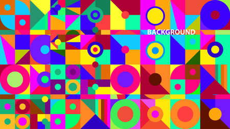 Modern Abstract Geometric Background. For landing page, banner, and social mediaのイラスト素材