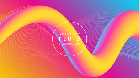 Modern fluid background design for cover, landing page, website, business presentation, social media.のイラスト素材