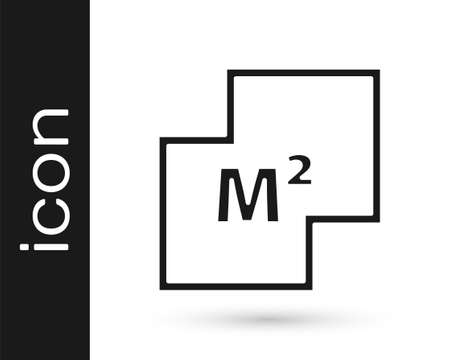 Grey House plan icon isolated on white background. Vector Illustration.のイラスト素材