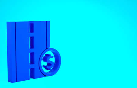 Blue Toll road traffic sign. Signpost icon isolated on blue background. Pointer symbol. Street...