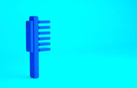 Blue Pets vial medical icon isolated on blue background. Prescription medicine for animal. Minimalism concept. 3d illustration 3D renderの写真素材