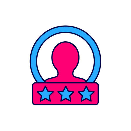 Filled outline Create account screen icon isolated on white background. Vectorのイラスト素材