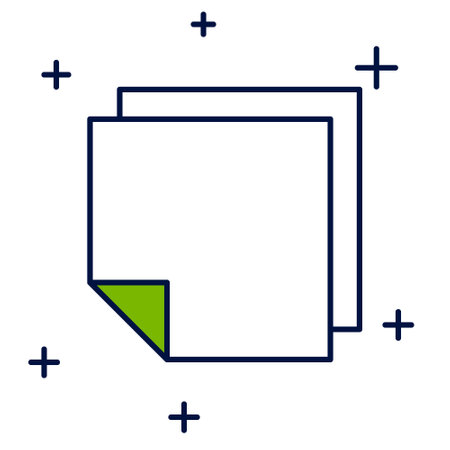 Filled outline Post note stickers icon isolated on white background. Sticky tapes with space for text or message. Vectorのイラスト素材