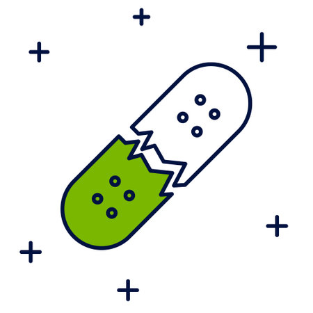 Filled outline Broken skateboard deck icon isolated on white background. Extreme sport. Sport equipment. Vectorのイラスト素材