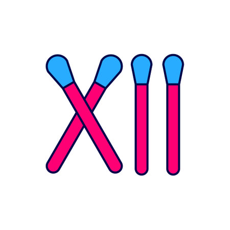 Filled outline Match stick icon isolated on white background. Match with fire. Matches sign. Vectorのイラスト素材