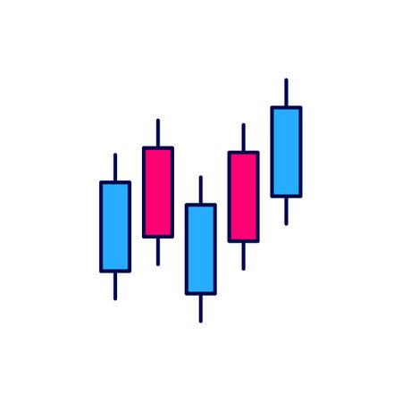 Filled outline Browser with stocks market growth graphs and money icon isolated on white background. Monitor with stock charts arrow on screen. Vectorのイラスト素材