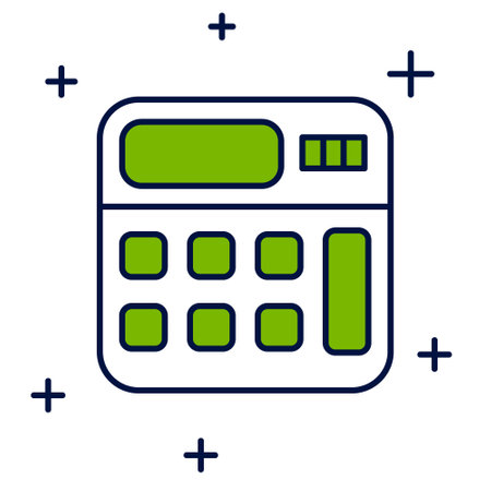 Filled outline Calculator icon isolated on white background. Accounting symbol. Business calculations mathematics education and finance. Vectorのイラスト素材