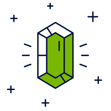 Filled outline Gem stone icon isolated on white background. Jewelry symbol. Diamond. Vectorのイラスト素材