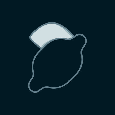 Line Casino slot machine with lemon symbol icon isolated on black background. Gambling games. Flat filled outline style with shadow. Vector.のイラスト素材