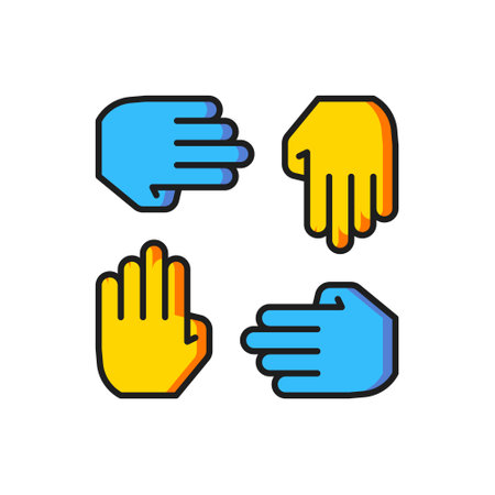 Color Project team base icon isolated on white background. Business analysis and planning, consulting, team work, project management. Developers. Flat filled outline style with shadow. Vector.のイラスト素材