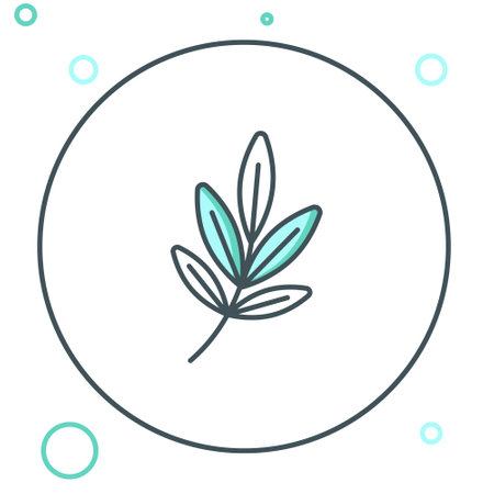 Line Movie trophy icon isolated on white background. Academy award icon. Films and cinema symbol. Colorful outline concept. Vector.のイラスト素材