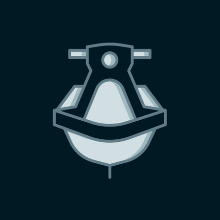 Line Jet ski icon isolated on black background. Water scooter. Extreme sport. Flat filled outline style with shadow. Vector.のイラスト素材