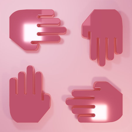 Pink Project team base icon isolated on pink background. Business analysis and planning, consulting,...