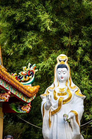 Chinese Shrine and Guanyin In public places in Thailandの写真素材