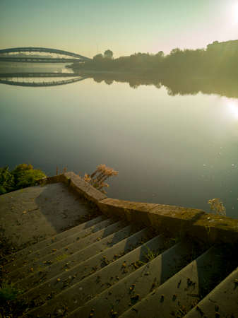 Sunrise on the Vistula River