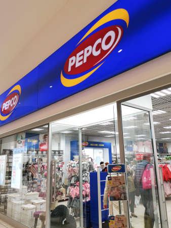 19/10/2018 - Krakow, malopolskie / Poland: Pepco Shop entrance