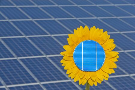solar energyの写真素材