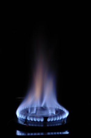 gas flameの写真素材