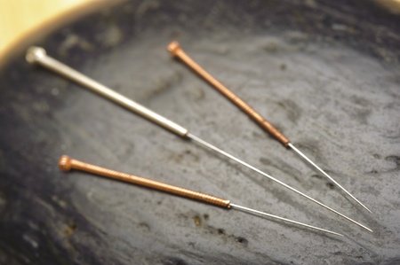  alternative medicine with acupunctureの写真素材