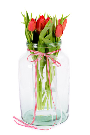 bunch of flowers as present for holidayの写真素材