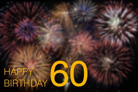 Congratulations to 60th birthday