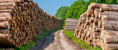 Storage place for wood logs