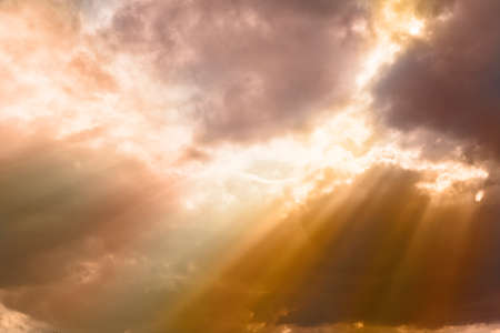 dramatic and beautiful clouds on sky