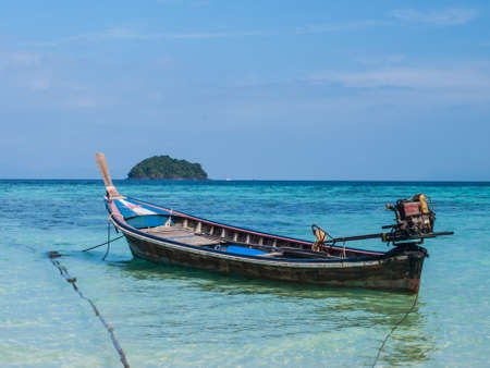 Boat in Lipe の写真素材